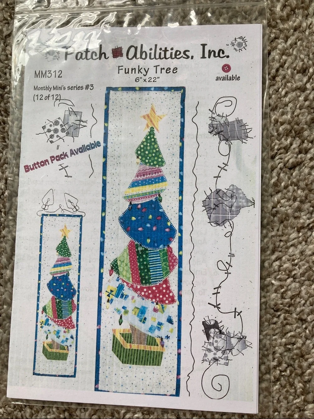 Lot of 8 NIP Christmas Quilting craft patterns advent calendar ornaments vtg y2k